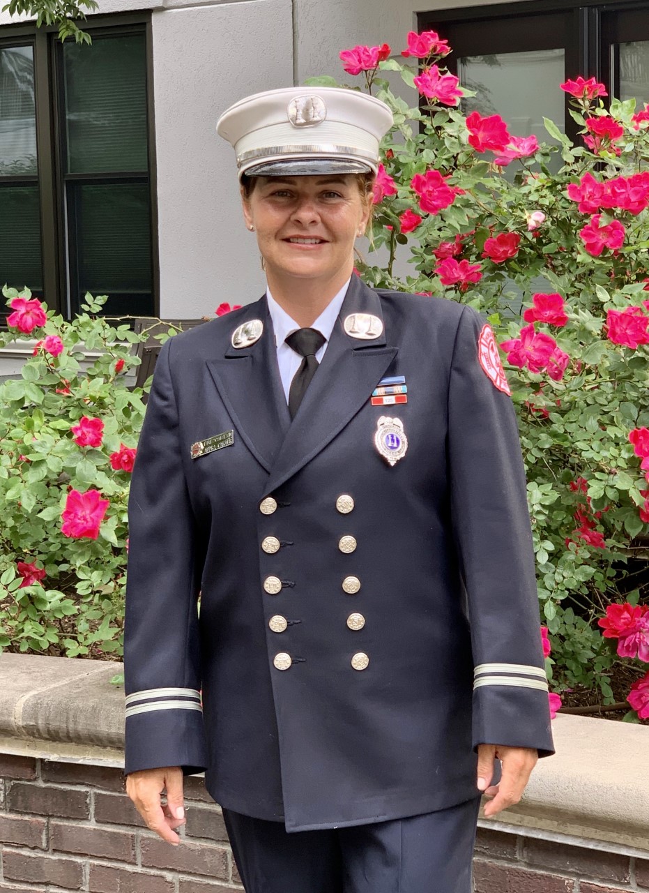 Mayor Bhalla promotes Audra Carter as first female Battalion Chief in Hoboken Fire Department